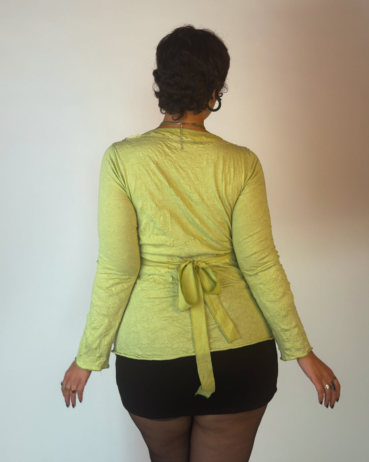 Lime Green Top - M/L