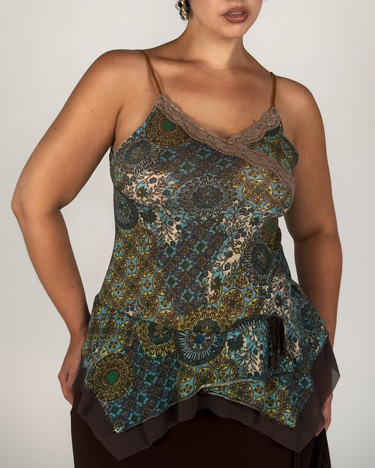 Asym Stretch Cami Top - L/XL