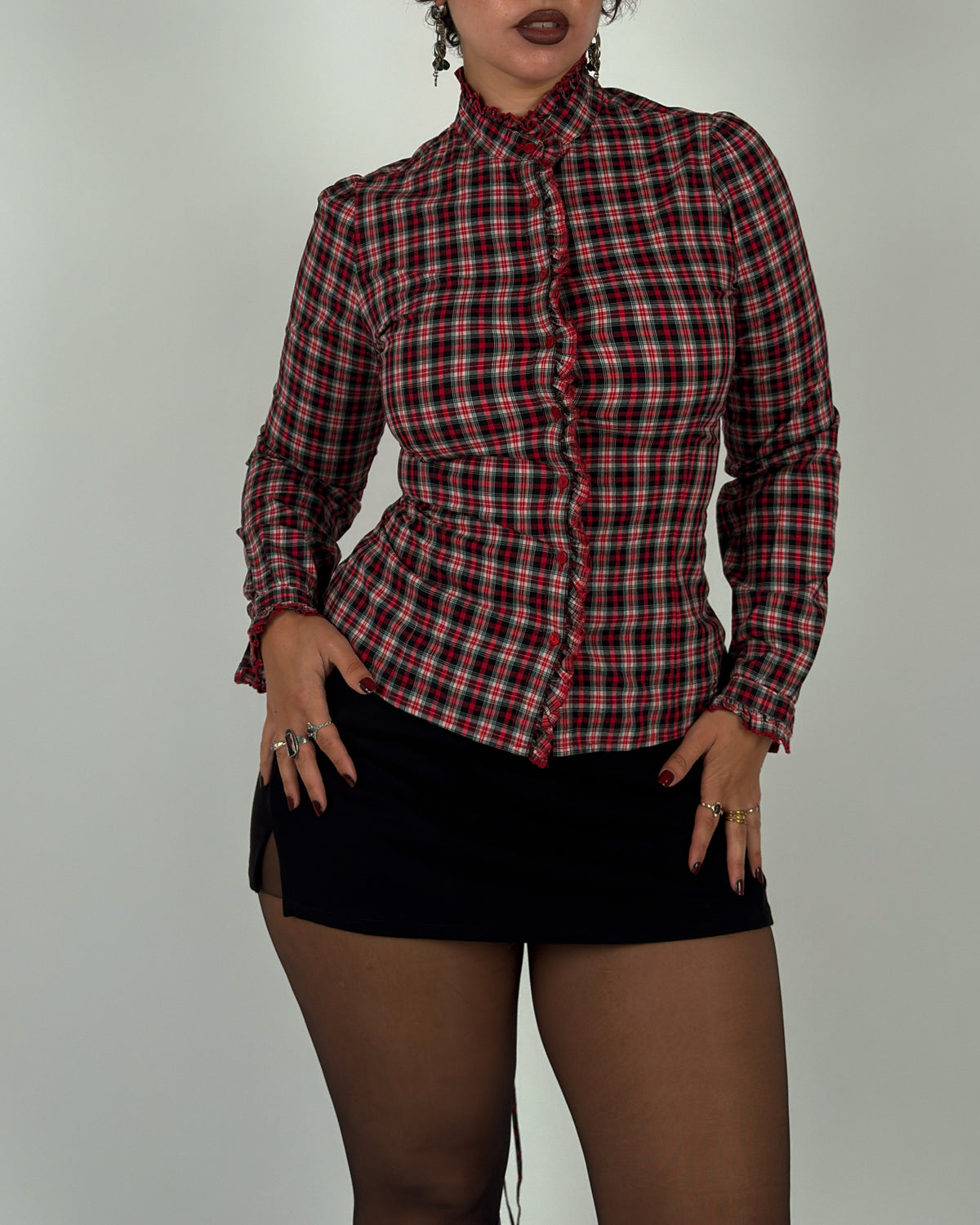 Vintage Pepe Jeans Top with Lace-Up Back - M/L