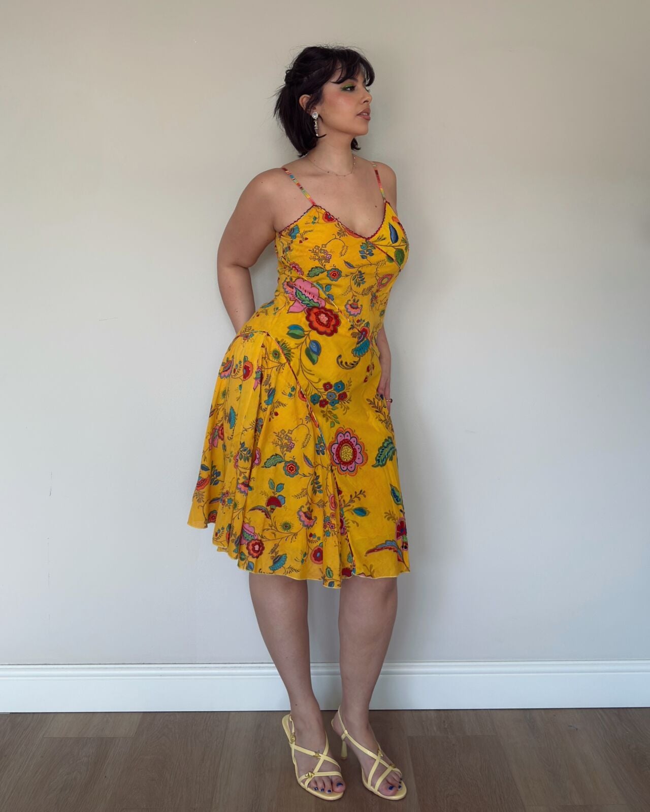 Vintage Rene Derhy Cotton Sundress – size M-L