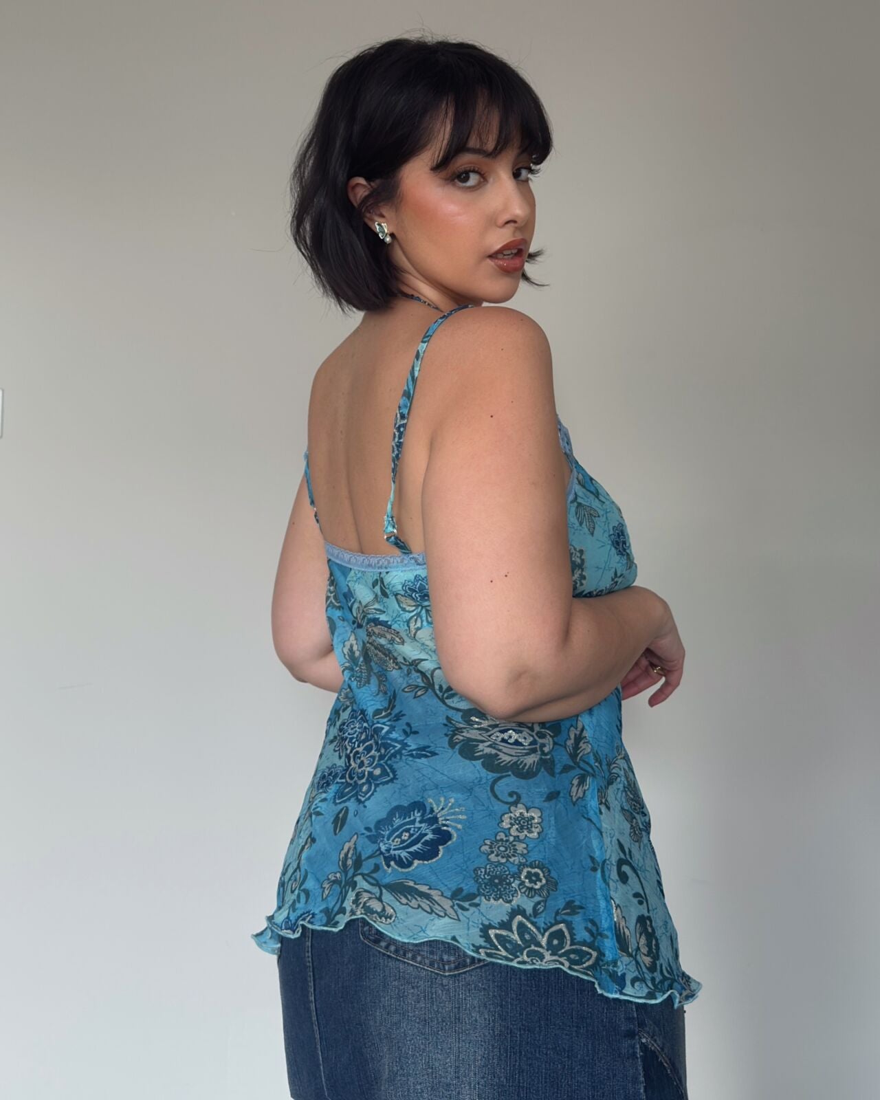Turquoise Cami – size M-XL