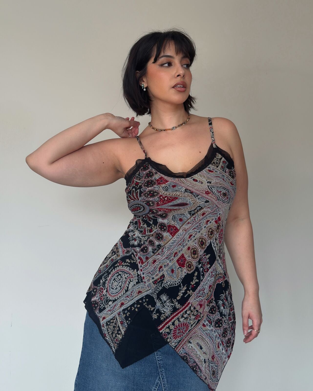 Asymmetric Tunic Top – size M/L