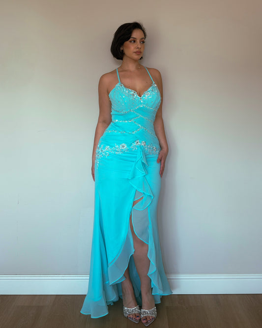Aqua Siren Gown - size M/L