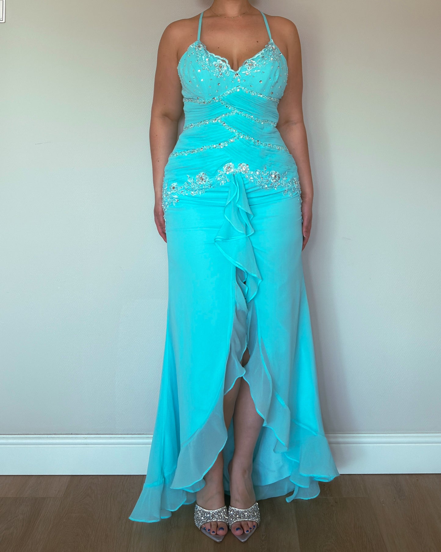 Aqua Siren Gown - size M/L