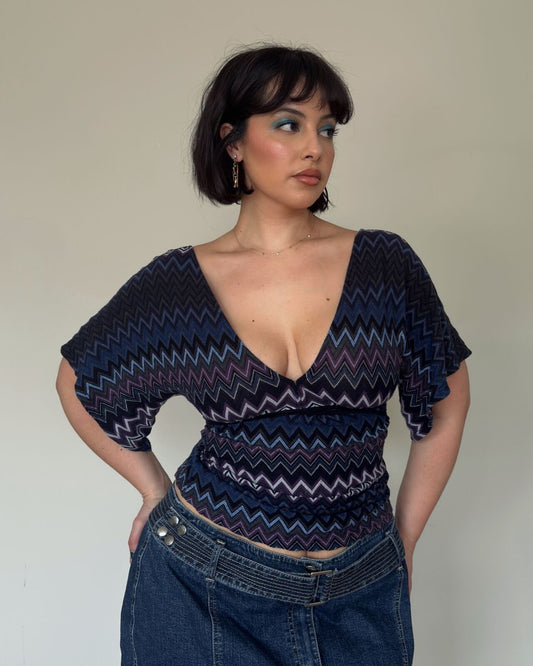 Blue & Purple Top