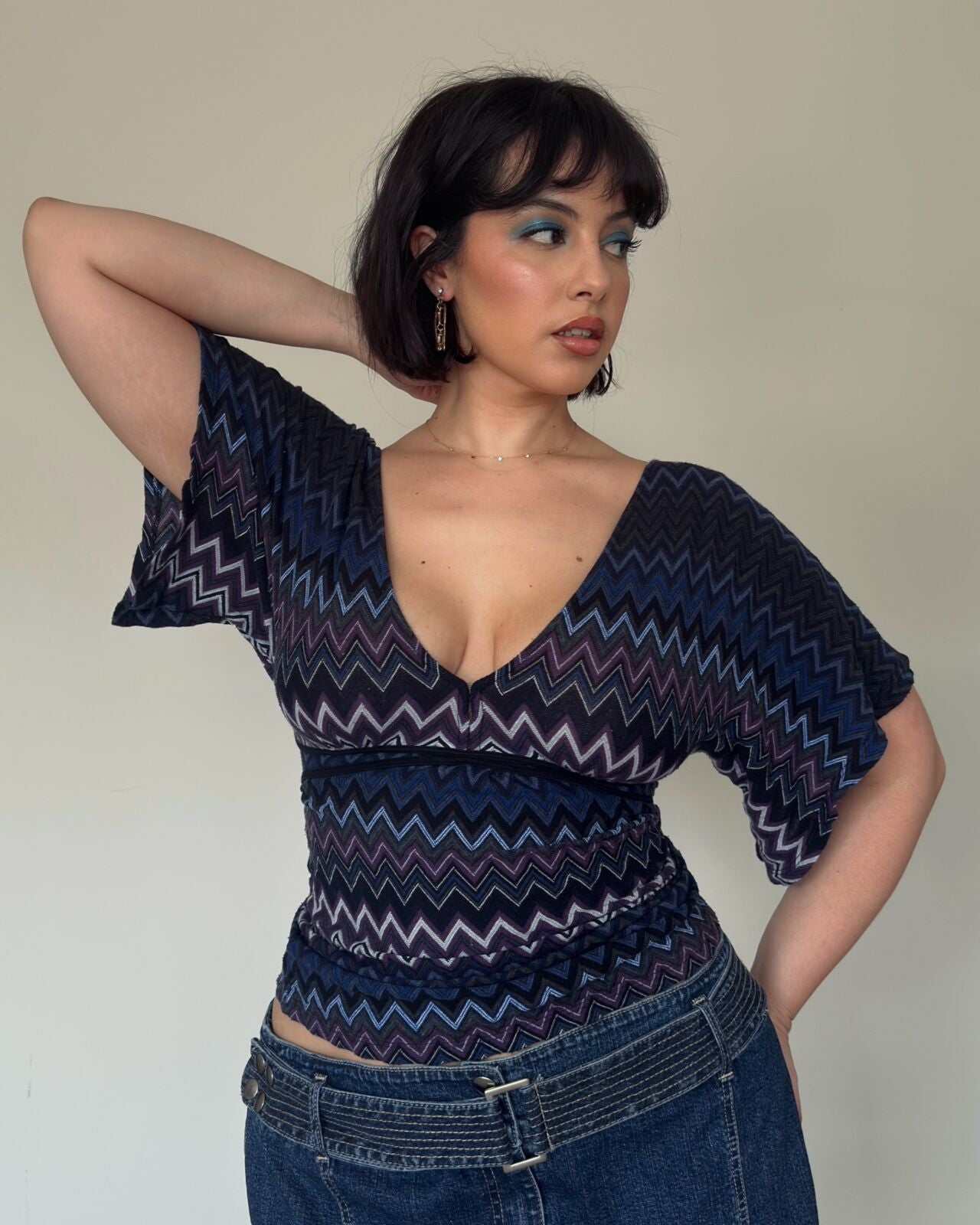 Blue & Purple Top
