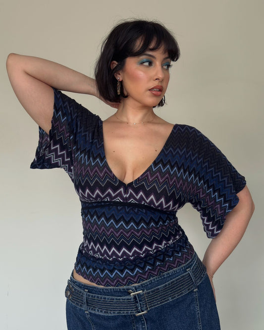 Blue & Purple Top